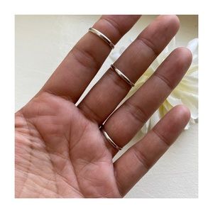 🔹925 Silver Rings bundle Of 3🔹